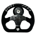 Quadro Style Steering Wheel + Short Hub Adapter Kit For Ford F 150 350 450