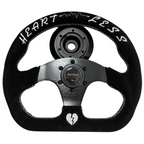 Quadro Yoke Suede Steering Wheel Kit For 01-06 BMW 320 325 328 330 M3 Z4 E90 Mini Cooper E46H