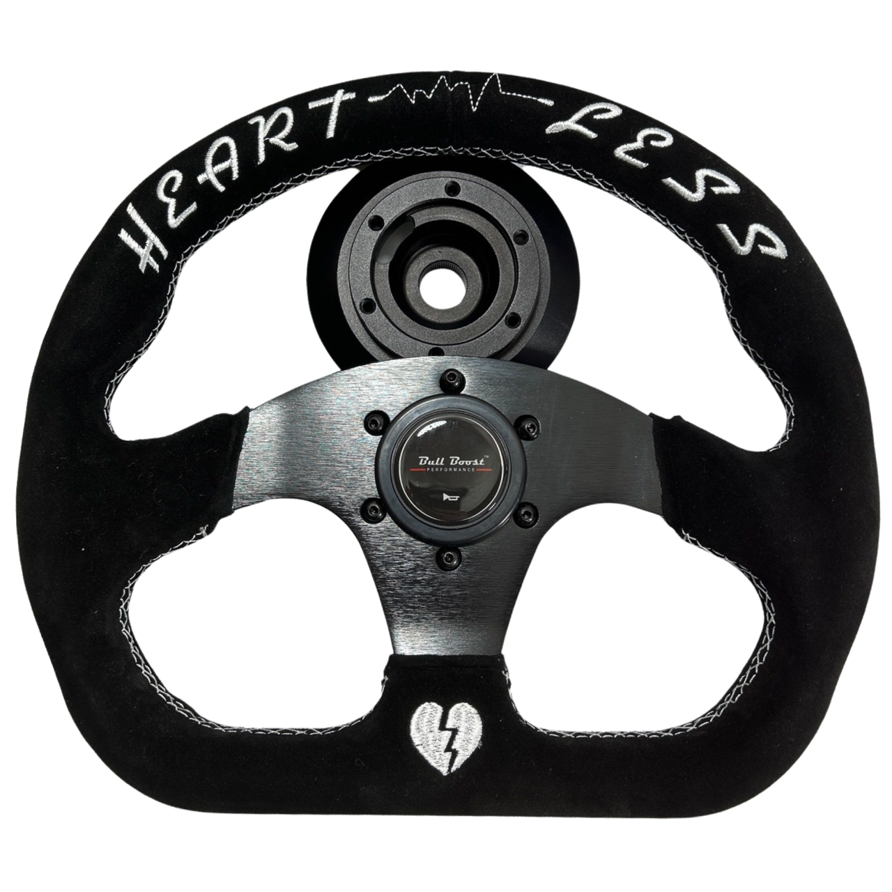Quadro Yoke Suede Steering Wheel Kit For 01-06 BMW 320 325 328 330 M3 Z4 E90 Mini Cooper E46H