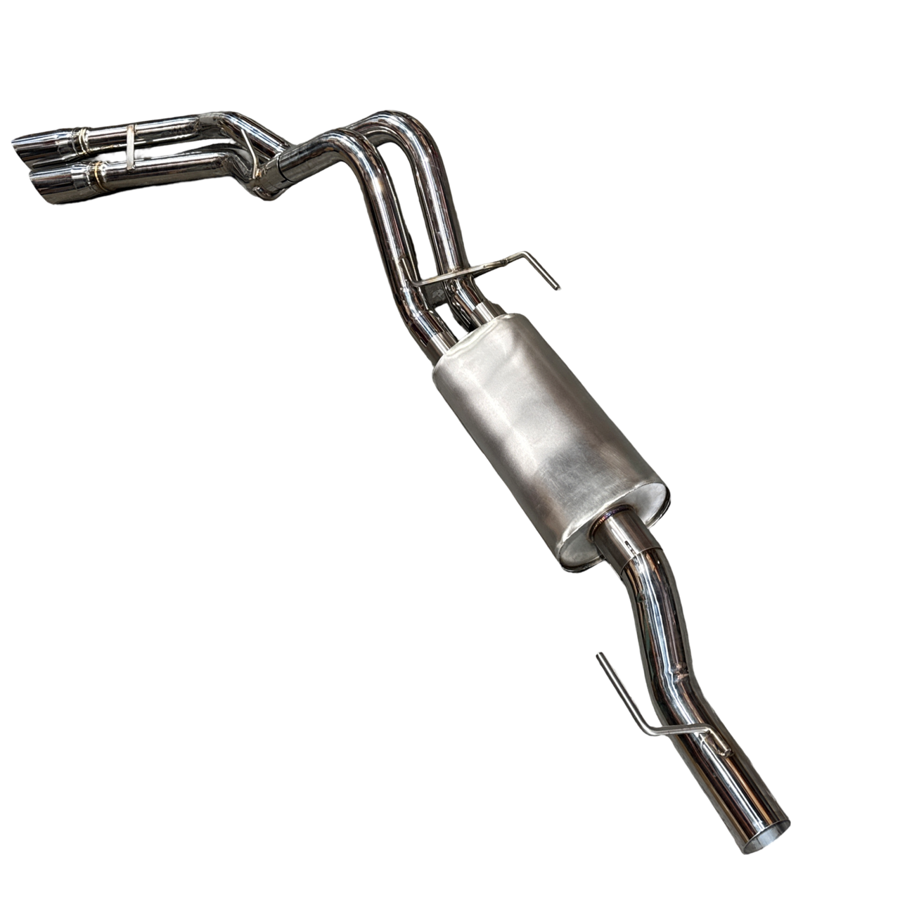 Stainless Dual 3" CatBack Exhaust Muffler System 15-22 Ford F150 5.0L V8 Truck