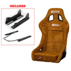 Café Bull Boost Adjustable Racing Lowered Ultra Max Bucket Seat with Slider Rails