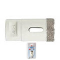 7/8" ITM White Diamond Tile Bit 5/8 in. Thread OAL 2 3/8 in. Drilling 1 1/4 in.