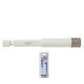 1/4” ITM White Diamond Tile Bit 1/4 in. Hex Impact Shank OAL 2 5/8 in. Drilling-1 1/4 in.