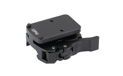 INFITAC  Picatinny Rail Mount |  Compatible with Infitac Pistol Optics with RMR Footprint |  Quick Release Picatinny Mount |  Black PM01