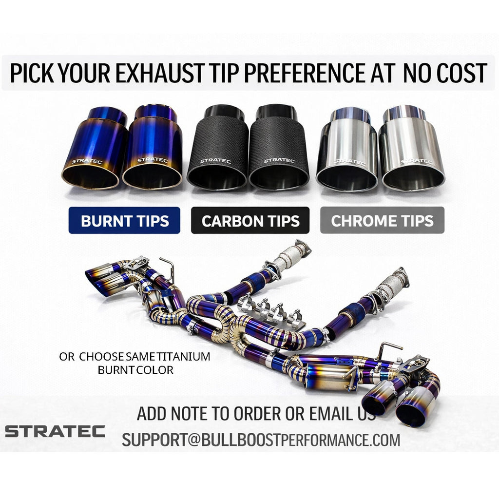 Titanium Valved Catback Exhaust System for Mercedes Benz C63 AMG W205 4.0T