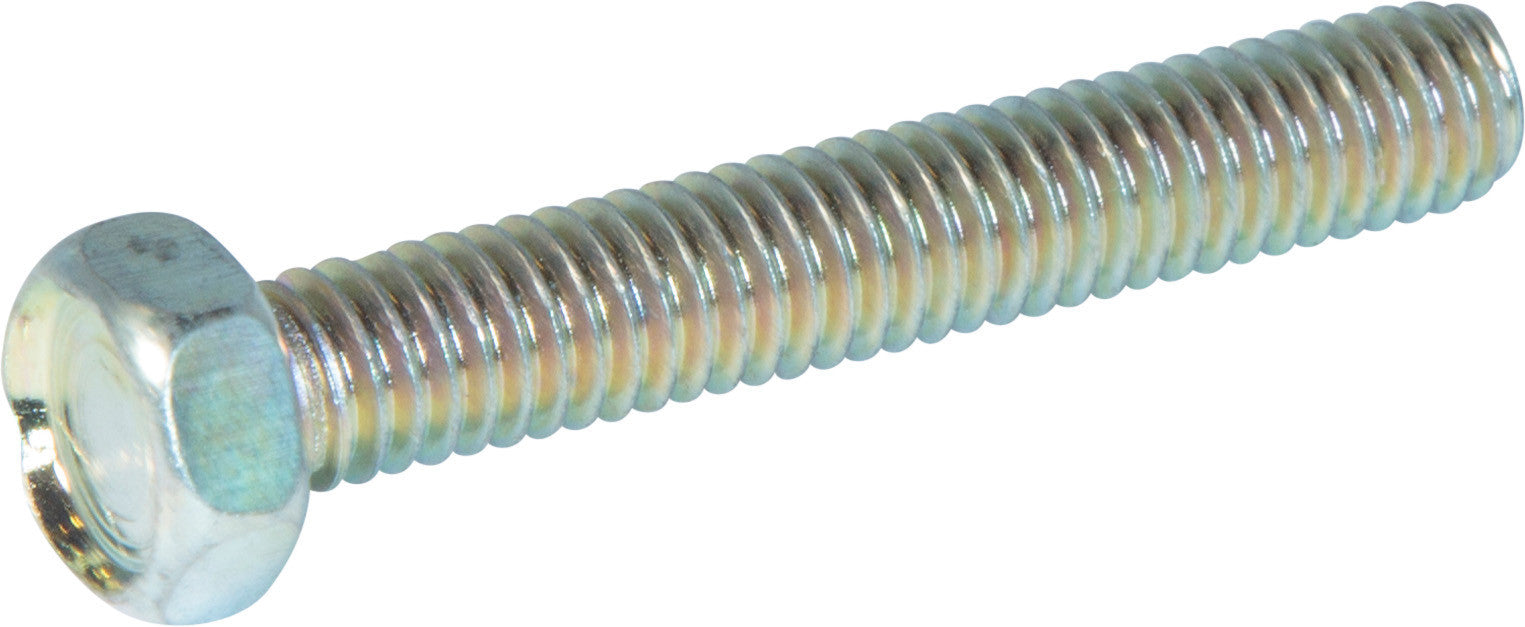 6-32 x 5/8 Indented Hex Head Machine Screw Zinc