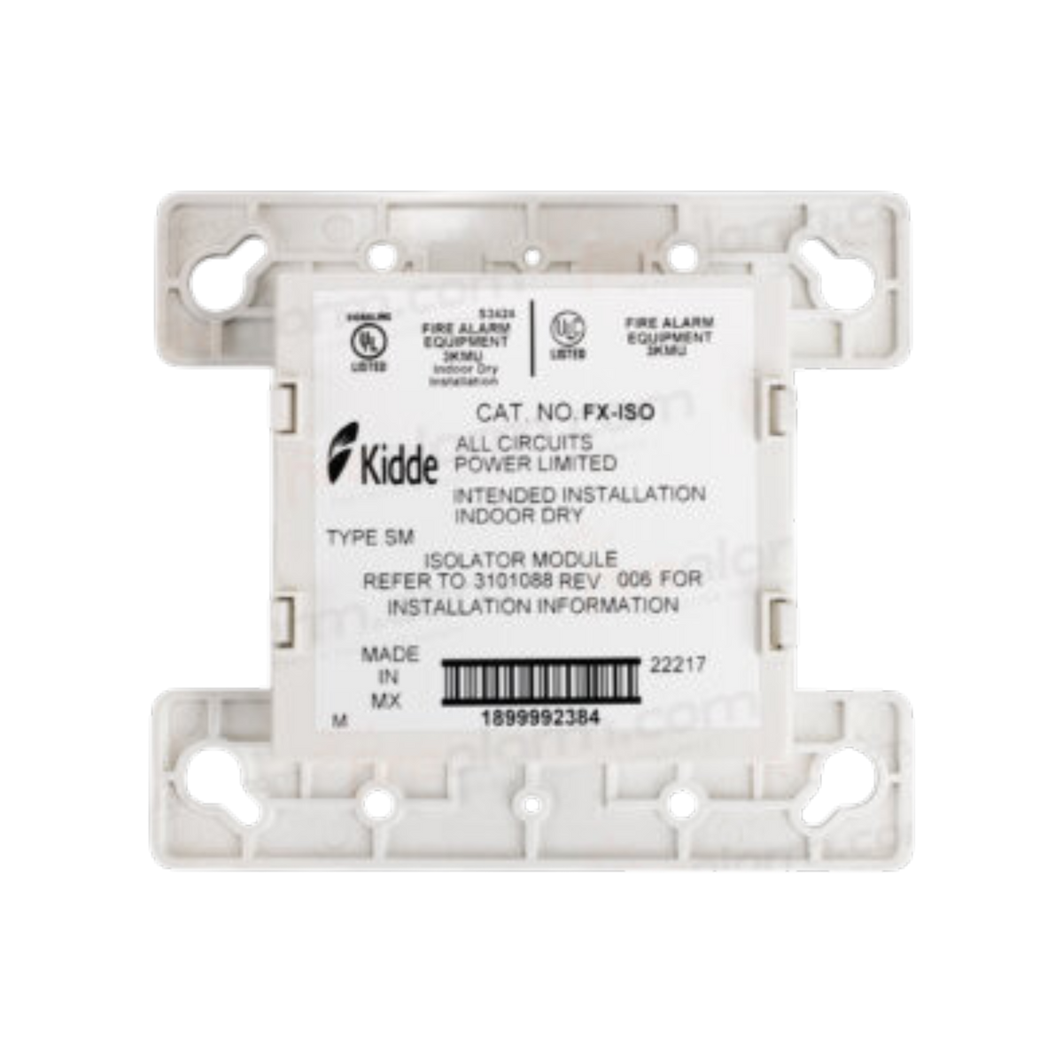 Kidde Analog SLC Fault Isolator Module for Advanced Fire Protection Safety
