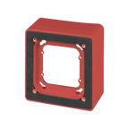 Kidde Flush Surface Mount Adapter Red for Fire Safety Systems