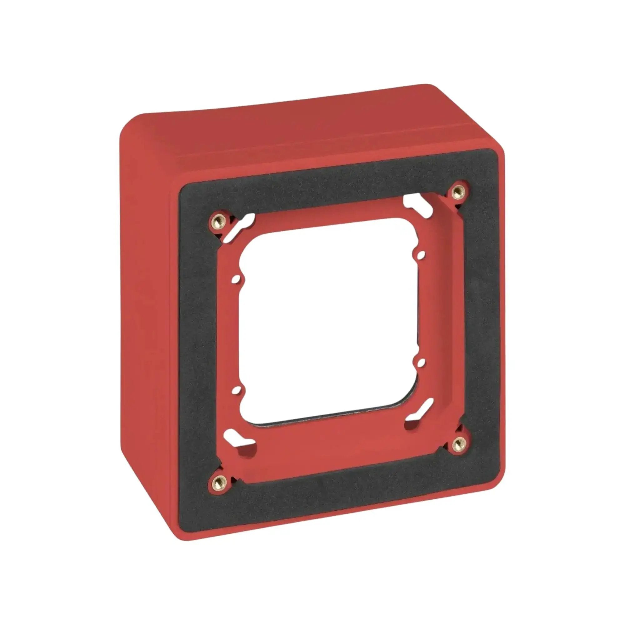 Kidde Flush Surface Mount Adapter Red for Fire Safety Systems