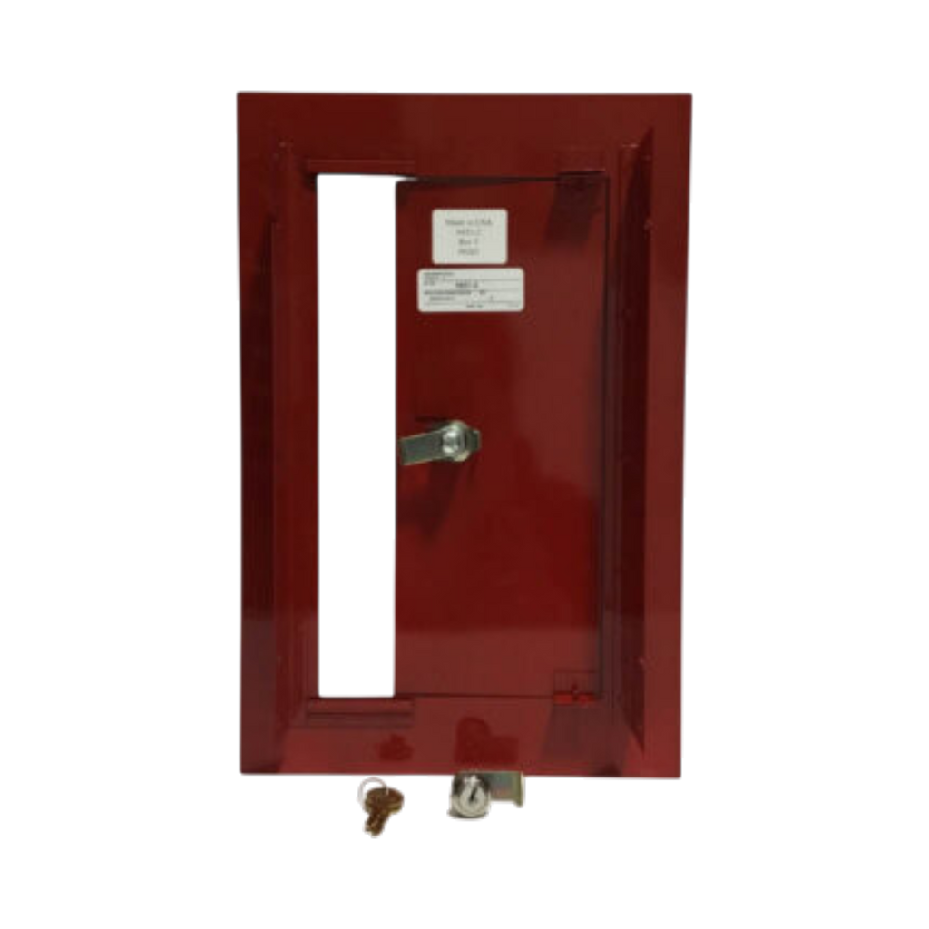 Kidde Flush Trim Non-Break Glass Red Fire Safety Device