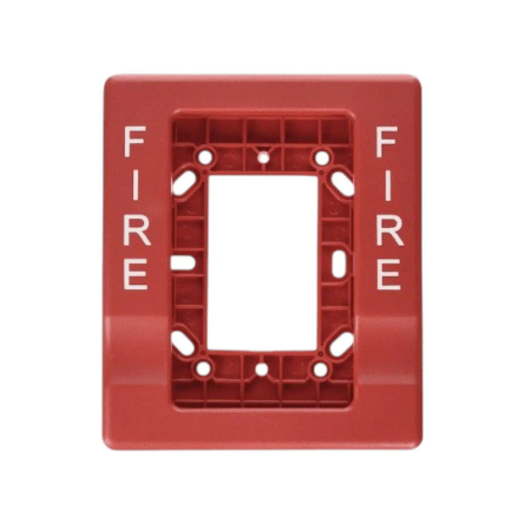 Kidde Genesis Fire Alarm Trim Red 1-Gang to 4-Inch Secure Fire Protection