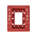 Kidde Genesis Fire Alarm Trim Red 1-Gang to 4-Inch Secure Fire Protection