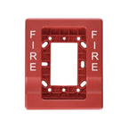 Kidde Genesis Fire Alarm Trim Red 1-Gang to 4-Inch Secure Fire Protection