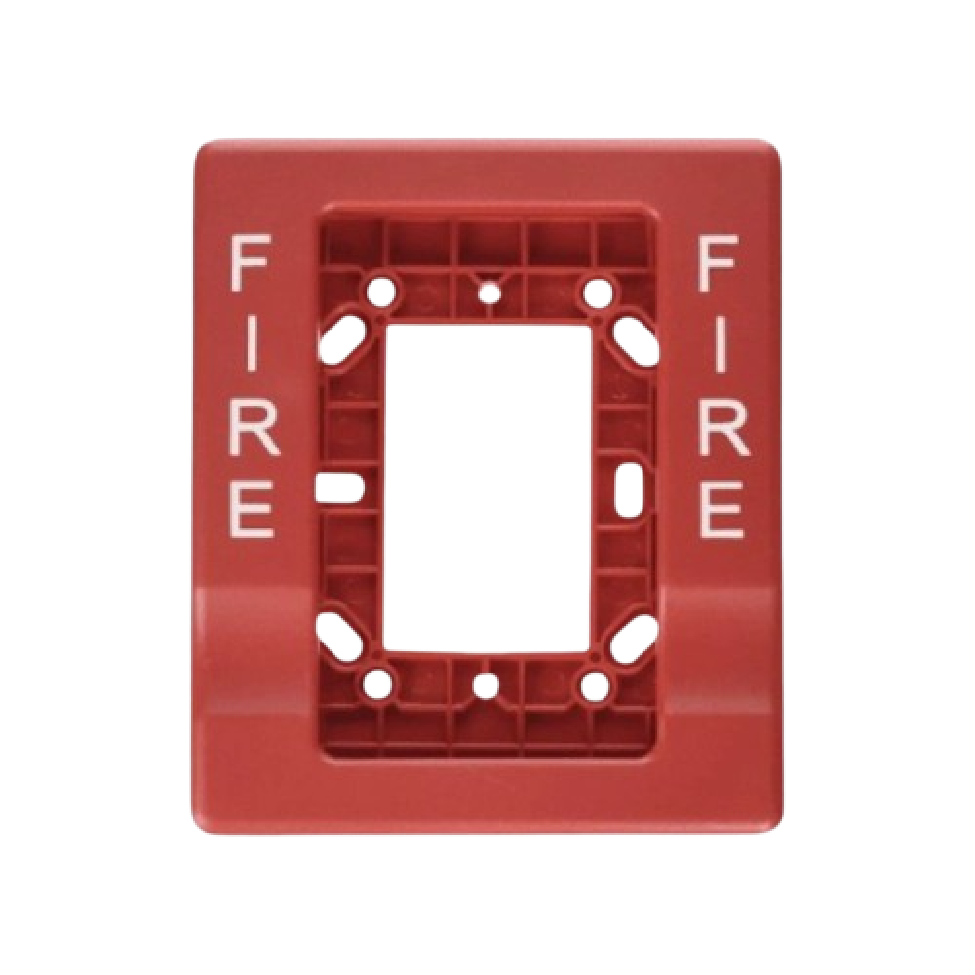 Kidde Genesis Fire Alarm Trim Red 1-Gang to 4-Inch Secure Fire Protection