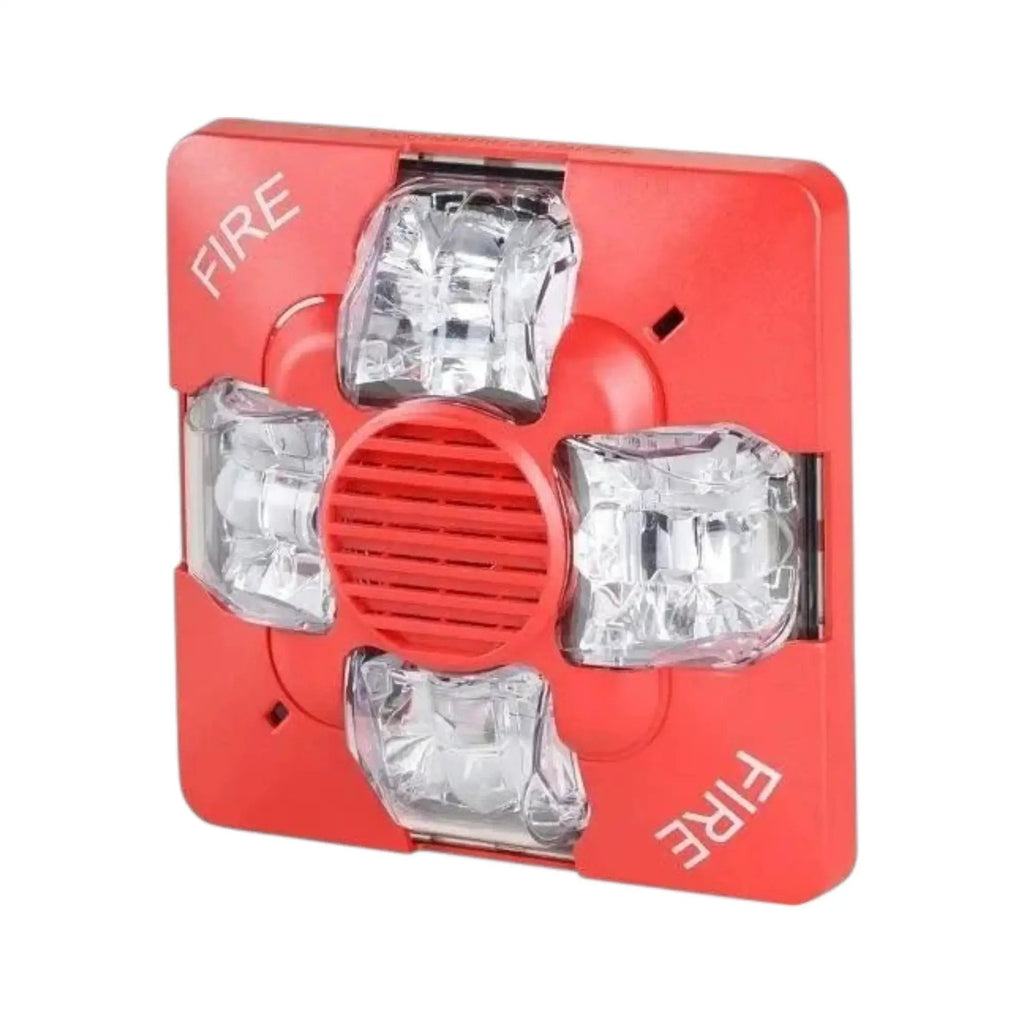Kidde Outdoor Fire Horn/Strobe 15-30 Cd Red For Contractors