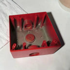 Kidde Outdoor Fire Safety Backbox Red Durable Weatherproof