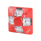 Kidde Outdoor Speaker Strobe 15-30cd Red Fire Alert System