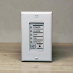 Kidde Remote Annunciator Wall Plate One Gang White Fire Alert