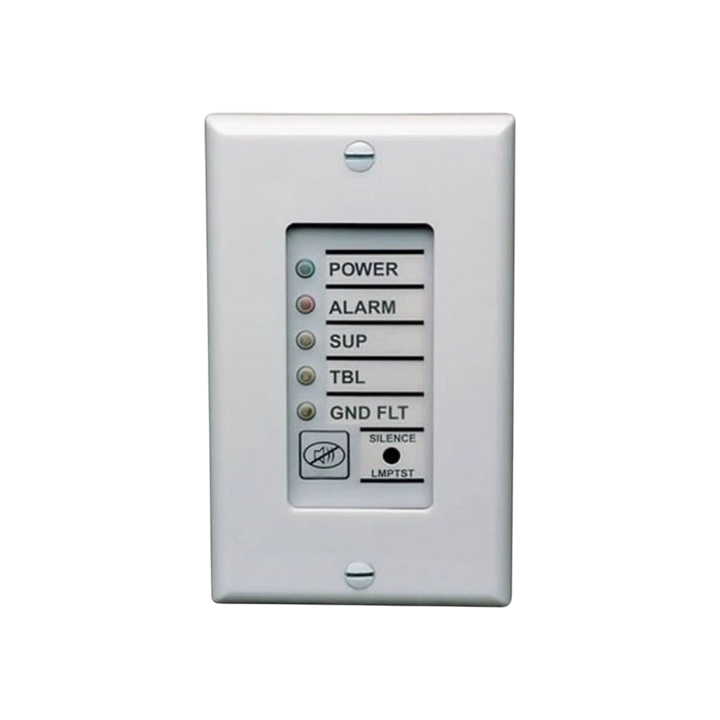 Kidde Remote Annunciator Wall Plate One Gang White Fire Alert