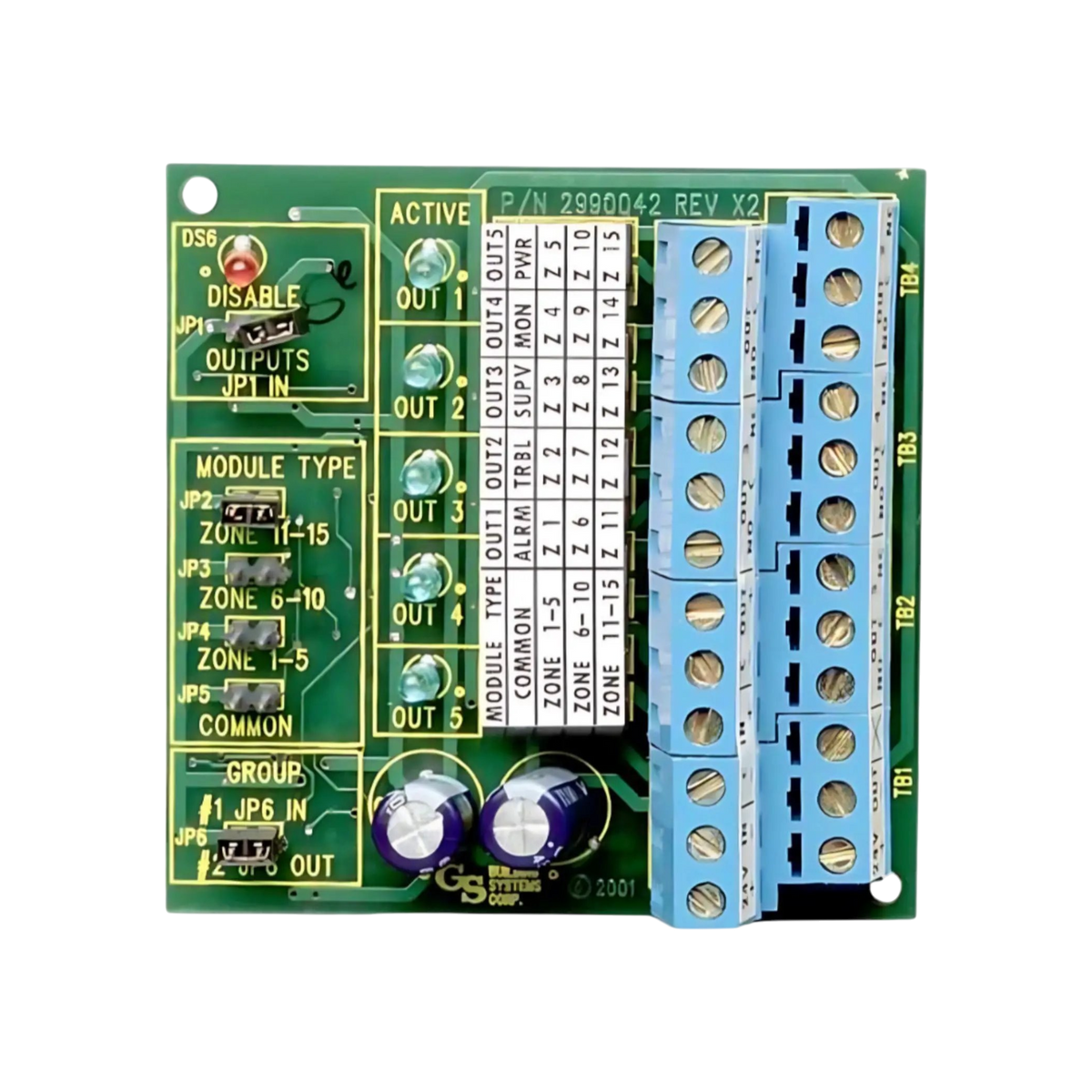 Kidde Remote Relay Module 5 Form C Contacts Fire Safety System