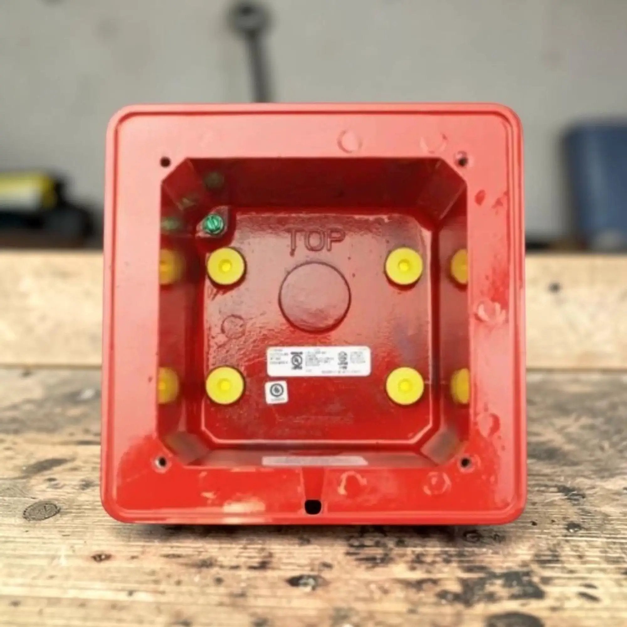 Kidde Waterproof Fire Alarm Box Red UL/FM Approved for Enhanced Safety