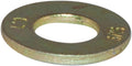 7/16 L9 SAE Tension Flatwasher Yellow Zinc Plated Domestic USA (3500)