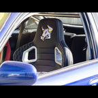 The Chosen Leather Reclinable Bull Boost Racing Bucket Seat with Slider Rails