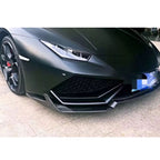 R Style Carbon Fiber Front Lip for Lamborghini Huracan LP580 LP600 LP610