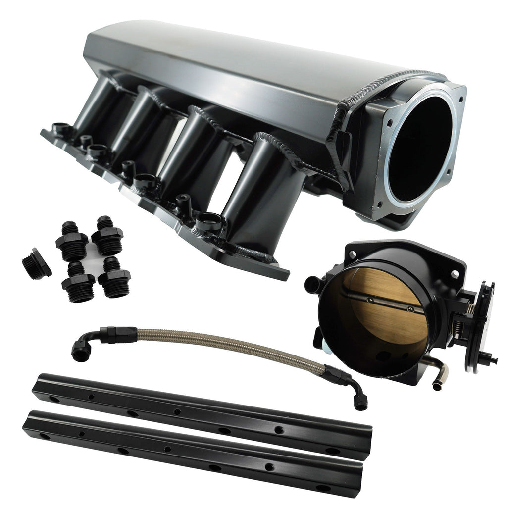 Billet LS1 LS2 LS6 92mm Intake Manifold MAP Sensor Fuel Rail Throttle Body Cable Bracket