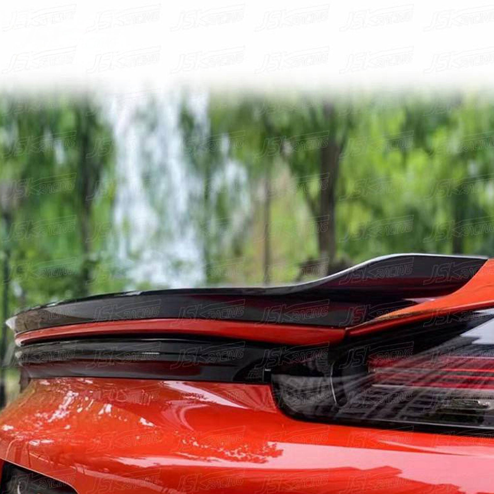 Dry Carbon Fiber Rear Trunk Spoiler for Porsche Cayman Boxster 718 16-19