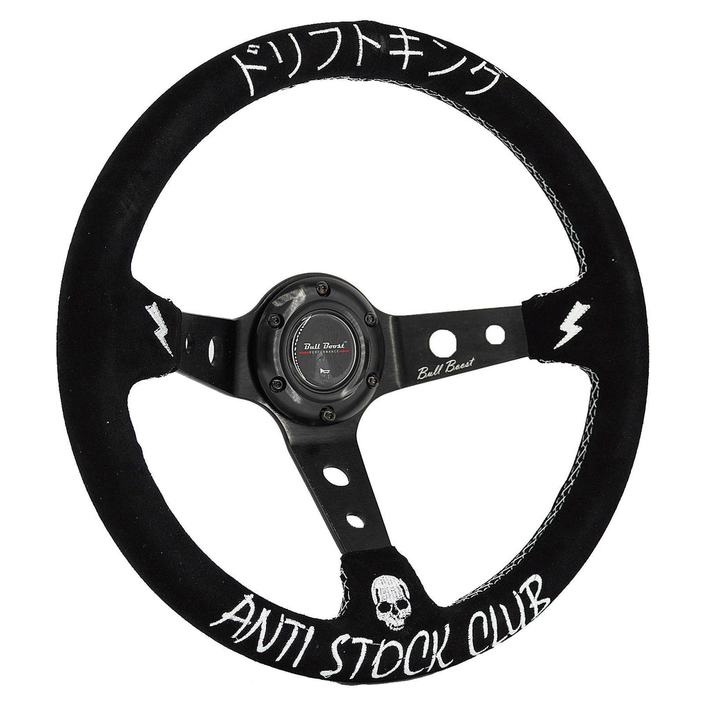 350mm Steering Wheel + Short Hub Adapter Kit For Mazda Miata RX-7 RX-8 MX-3 MX-6