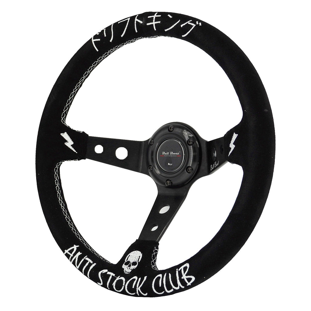 350mm Steering Wheel + Short Hub Adapter Kit For Mazda Miata RX-7 RX-8 MX-3 MX-6