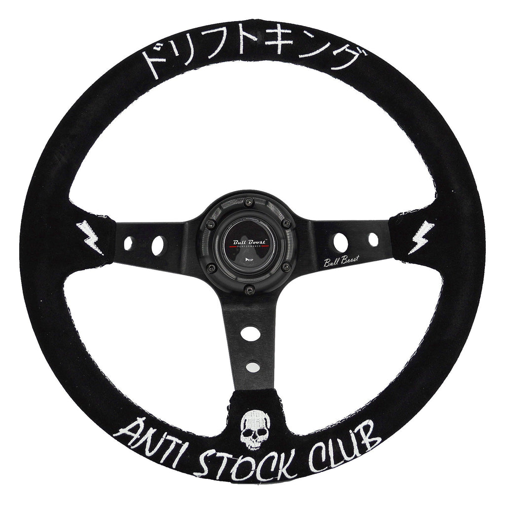 350mm Steering Wheel + Short Hub Adapter Kit For Mazda Miata RX-7 RX-8 MX-3 MX-6