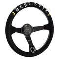 Deadboyz Universal 350mm 3"Deep Dish 6-Bolt Steering Wheel Black Suede