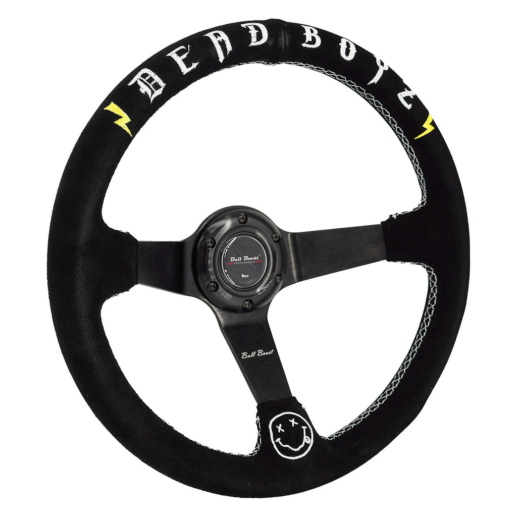 Deadboyz 350mm Steering Wheel + Short Hub Adapter Kit For Mazda Miata RX-7 RX-8 MX-3 MX-6