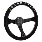 Deadboyz 350mm Steering Wheel + Short Hub Adapter Kit For Mazda Miata RX-7 RX-8 MX-3 MX-6