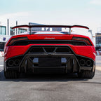 V Style Forged Carbon Fiber Rear Diffuser for Lamborghini Huracan LP 610