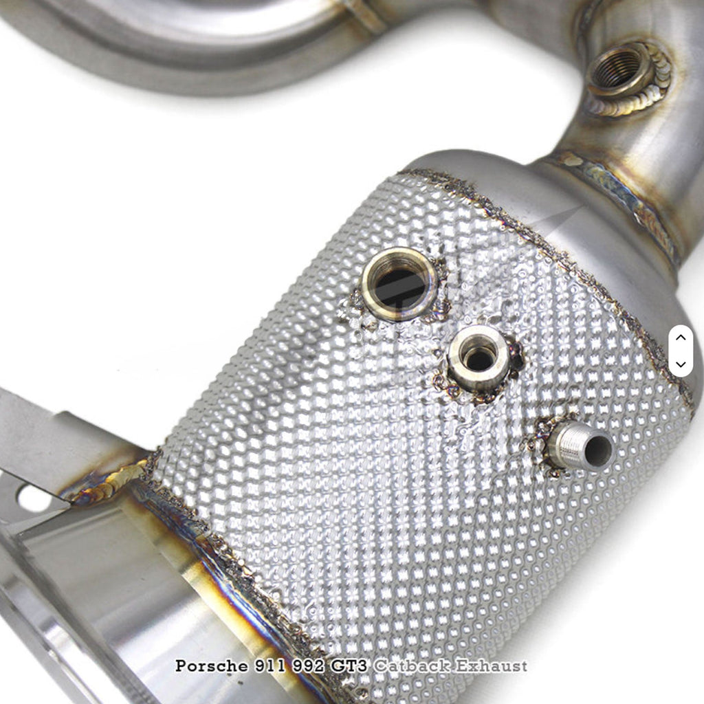 Exhaust Manifold With Catalyst Downpipe for Porsche 992 992.1 992.2 GT3 RS GT3RS 4.0