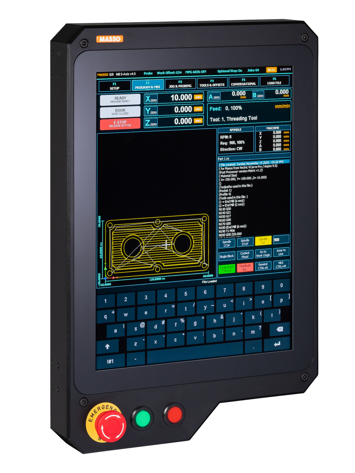 MASSO G3 Touch CNC Controller – Essential, Core, Advanced & Professional