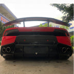M Style Dry Carbon Fiber Rear Diffuser for Lamborghini Huracan LP 610 4