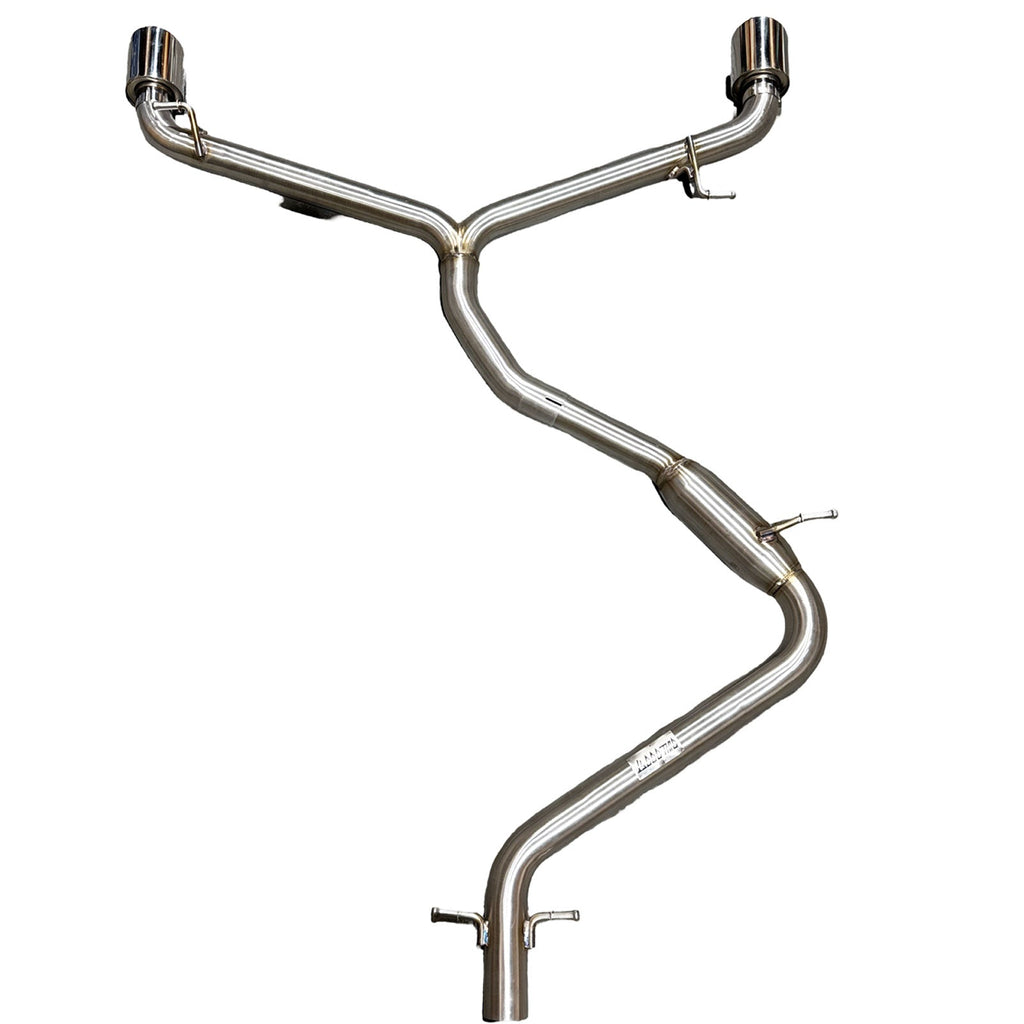 3.5" Stainless Tip Catback Exhaust for VW Golf GTI 2.0T MK6 MKVI 10-14 304SS