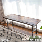 RESTORE Boulder Black Solid Live Edge Wood Console Tabletop