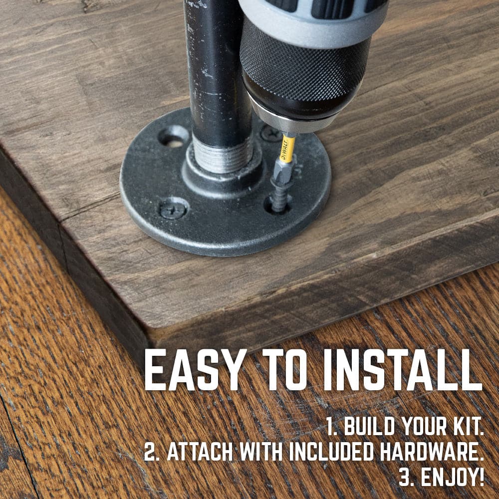 RESTORE Boulder Black Solid Wood Coffee Tabletop