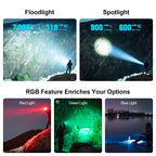 OLIGHT MARAUDERMINIBK Marauder Mini Powerful LED Flashlight With RGB - Black