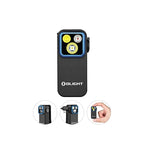 OLIGHT OCLIPPROBKC2M Oclip Pro Clip on Flashlight with Floodlight Spotlight and Red Light - Black