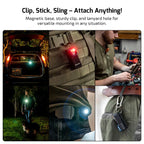 OLIGHT OCLIPPROOGC2M Oclip Pro Clip on Flashlight with Floodlight Spotlight and Red Light - Orange
