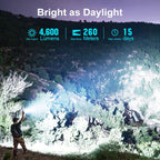 OLIGHT SEEKER4PROWH Seeker 4 Pro High Power Flashlight - White CW(5700~7000K)