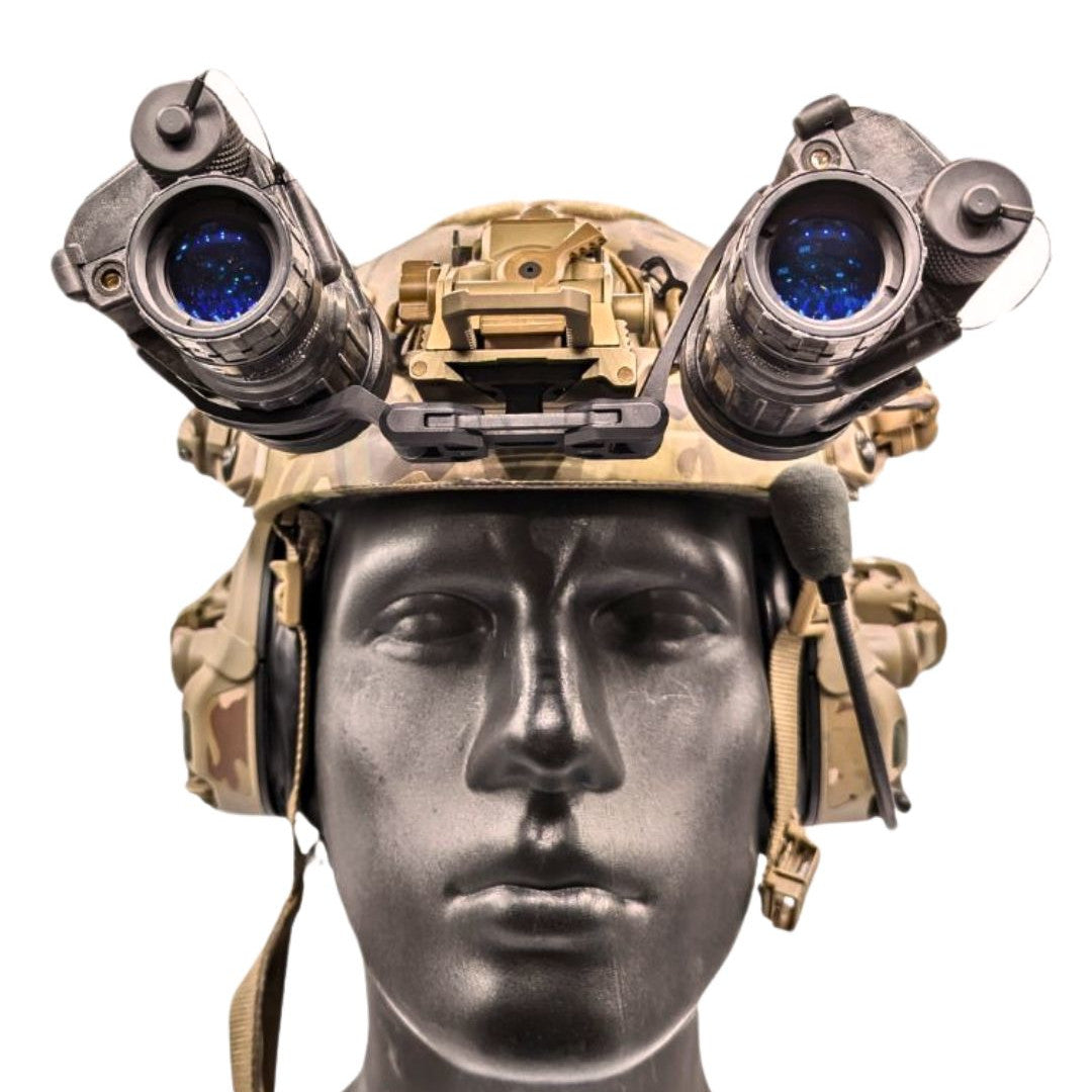 Noisefighters Panobridge M1 - Lightweight Dual NVG Mount - For Dovetail-Style Mounts
