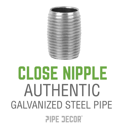 1 1/2 in. x Close Galvanized Steel Nipple