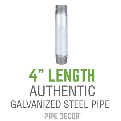 1 1/4 in. x 4 in. Galvanized Pipe